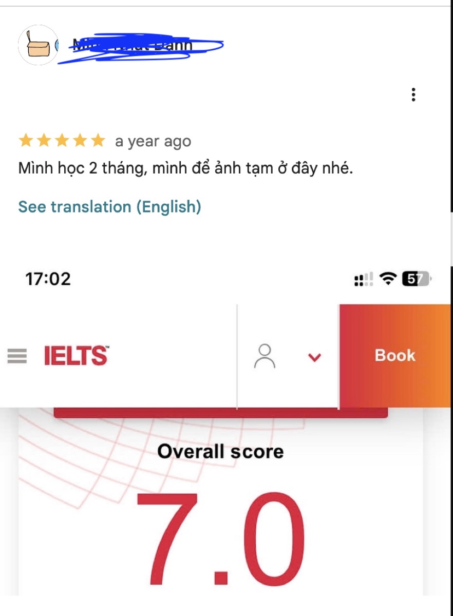 Đánh giá 5 sao kèm kết quả Overall 7.0